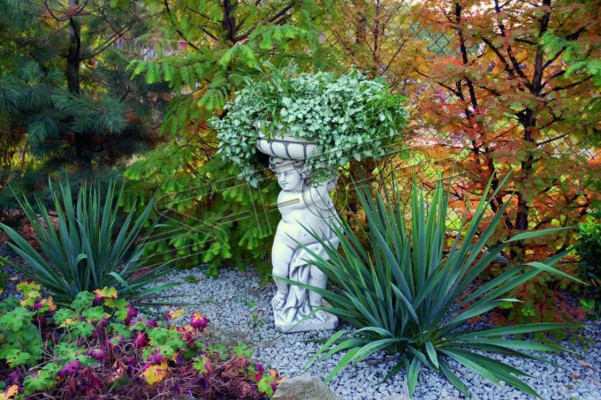 Vaso da fiori vaso per piantare decorazione figura giardino natura vasi per fiori vasi