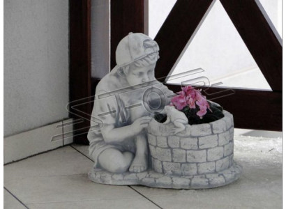 Vaso da fiori, vaso da pianta, decorazione giardino, natura, vasi, vasi, figure.