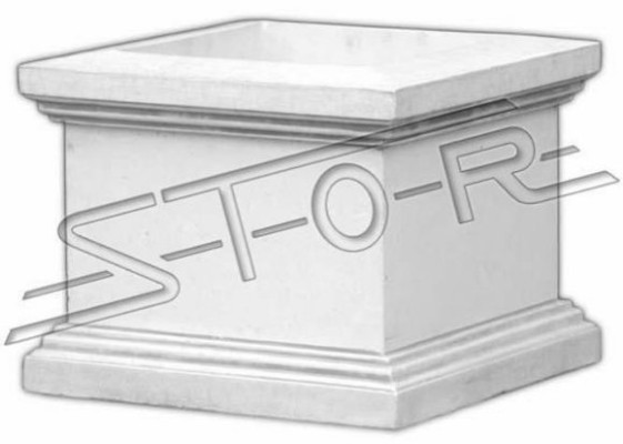 Vaso per piante decorativi in legno naturale, decorazione a figura, vasi da giardino, fioriere.