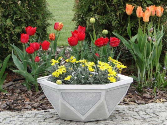 Vaso per piante in giardino decorazione naturale vasi statue fioriere