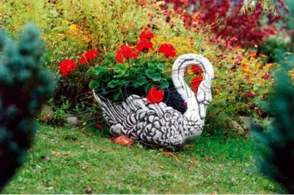 Vaso con fiori pianta naturale decorazione figura fioriere vasi giardino