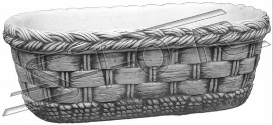 Vasi da fiori decorativi per piante naturali da giardino.