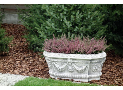 Vasi decorativi per fiori XXL in cemento da giardino per la terrazza