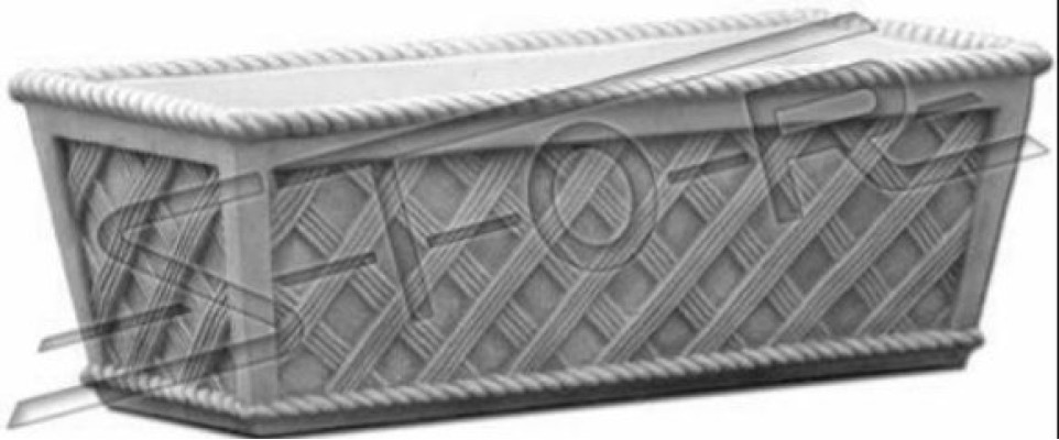 Vasi da fiori Scatola Vaso Fiori Vasi Decorativi XXL Cemento Giardino Terrazza