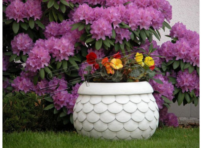 Vasi da fiori Scatola Vaso Fiori Vasi XXL Giardino decorativo Cemento Terrazza