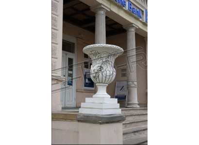 Vaso per fiori scatola di fiori decorazione da giardino in pietra stile antico fiori.