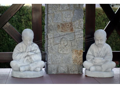 Statua di Buddha in stile pietra Statua da giardino Figura decorativa
