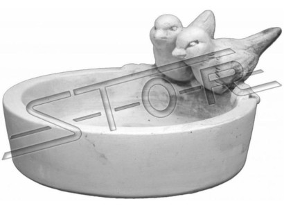Decorazione Uccello Abbeveratoio Scultura Design Statua Figura Giardino Figure Statue