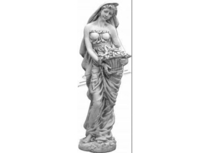 Decorazione statua donna giardino design figure scultura sculture