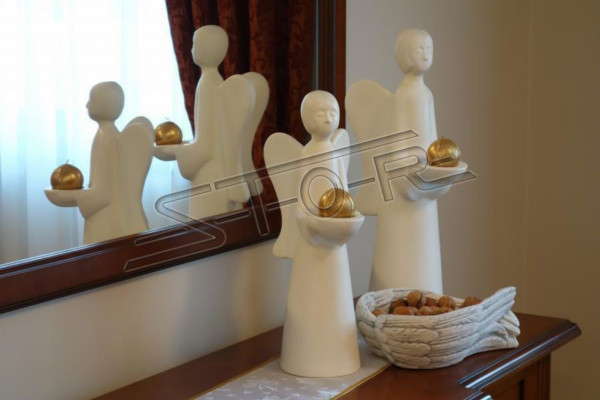 Decorazione Vasi Ciotole Ciotola Ali di Angelo Chiave Portachiavi