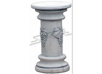 Decorazione Colonna Colonne Pietra Stile Antico Porta Vaso Romano Fioriera Bianca Supporto