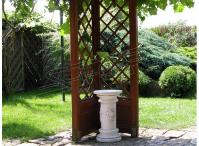 Decorazione Colonna Colonne Pietra Stile Antico Porta Vaso Romano Fioriera Bianca Supporto