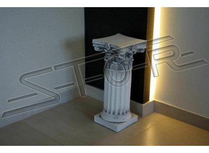 Decorazione Colonna Colonne Pietra Stile Antico Supporto Romano Portavaso