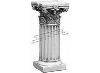 Decorazione Colonna Colonne Pietra Stile Antico Supporto Romano Portavaso