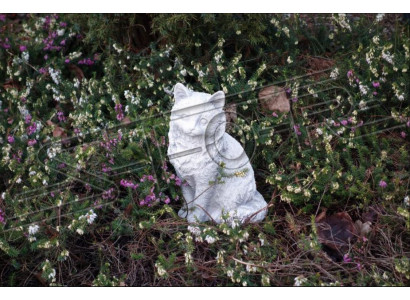 Decorazione giardino decorativa Gatto Terrazza Figure in pietra Statua