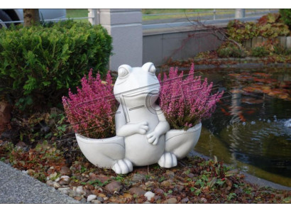 Vaso per fiori design Pianta Secchio Contenitore Vasi Figura Faccia Scultura