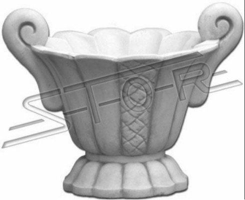 Design Vaso da fiori Top Planz Deco Secchio Contenitore Figura Vasi Viso Scultura