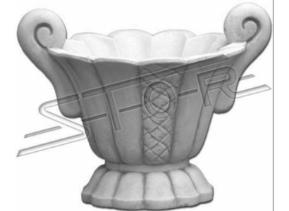 Design Vaso da fiori Top Planz Deco Secchio Contenitore Figura Vasi Viso Scultura