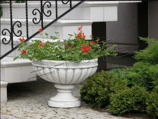 Design vaso per fiori Top Planz Deco secchio contenitore vasi figura faccia scultura