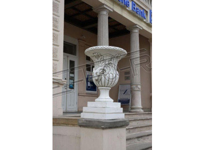 Design Vaso per fiori Top Planz Ciotola Contenitore Vasi Figure Viso Scultura