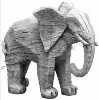 Disegno figura elefante scultura figure sculture statue astratte statua
