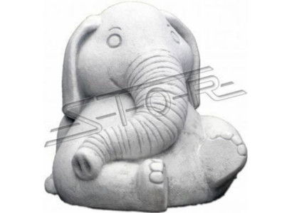 Disegno Figura Elefante Scultura Figure Sculture Statue Bianco Caricatura Statua