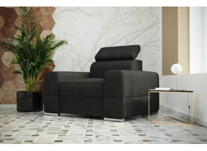 Design di lusso poltrona poltrona divano 1 posto lounge televisivo divano chaise in pelle tessuto