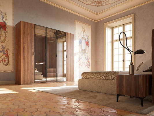 Legno Marrone Armadio Camera da Letto Design Moderno Mobile Armadio  Legno Marrone Armadio Camera da Letto Design Moderno Mobile Armadio