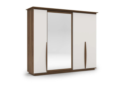 Armadio di lusso in legno moderno per camera da letto di design nuovo