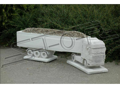 Statua del figurino del designer Camion scolpite del giardino Sculture in giardino