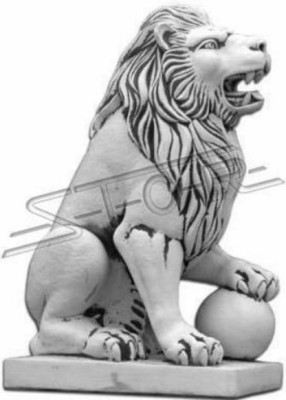 Nobile cavaliere leone statua scultura figure sculture giardino.