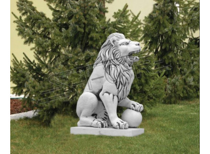 Nobile cavaliere leone statua scultura figure sculture giardino.