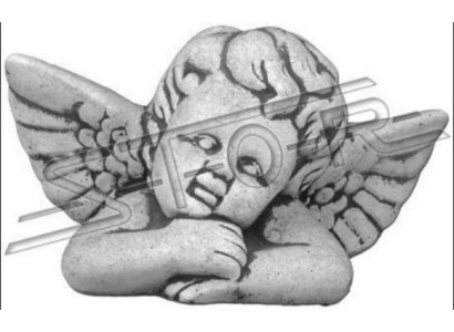 Angelo 14cm Scultura Design Statua Figure da Giardino Statue