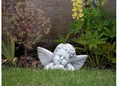 Angelo 14cm Scultura Design Statua Figure da Giardino Statue