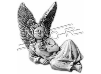 Angelo 27cm scultura design figura statua statuette da giardino figure decorative statue.
