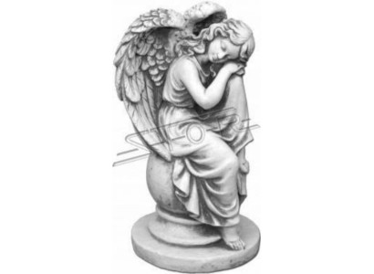 Angelo 36cm Scultura Design Statua Giardino Figure Statue