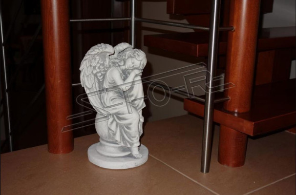 Angelo 36cm Scultura Design Statua Giardino Figure Statue