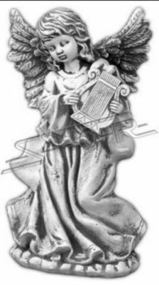 Angelo 38cm Scultura Design Statua Figure da giardino Statue