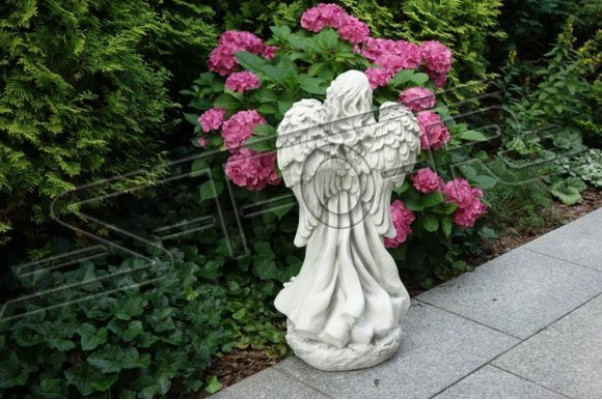 Angelo 78cm Scultura Design Statua da Giardino Figure Statue Statuari