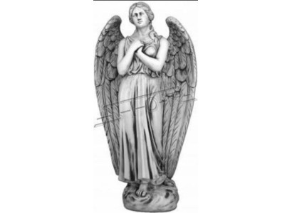 Figura dell'angelo Statua Pietra tombale Figure Statue Sculture decorative Scultura Sculture