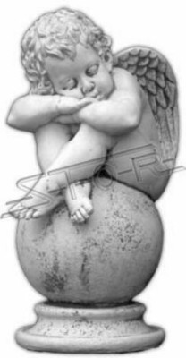 Angelo Sfera Statua Figura Figure Statue Scultura Sculture Giardino