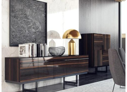 Sala da pranzo completa 2 pezzi Design moderno credenza in legno