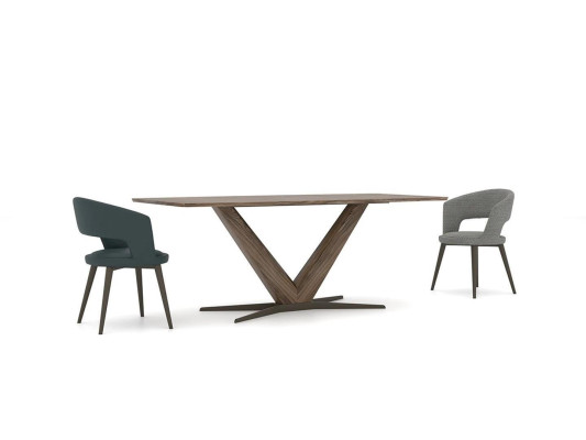 Sala da pranzo Completa 8 pezzi Set Sedie Nuovo Tavolo da pranzo Credenza Vetrina Design