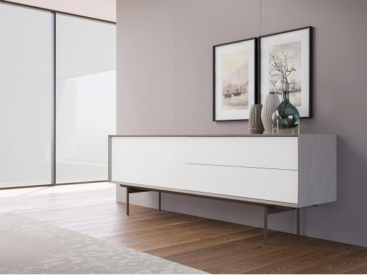 Soggiorno mobili credenza moderna in legno design arredamento