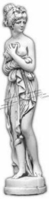 Eva signora 74cm scultura design figura statua giardino figure statue