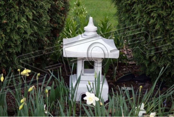 Feng Shui, statua da giardino, scultura, design decorativo per giardino in calcestruzzo giapponese, figura di casa