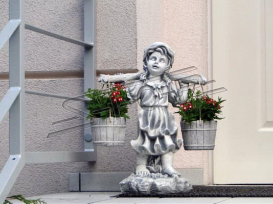 Figura Vaso di fiori Pianta Decorazione Contenitore Vasi da fiori Decorazione Figura Giardino