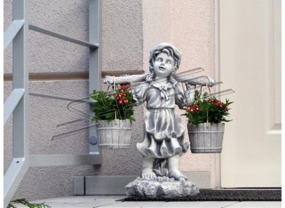 Figura Vaso di fiori Pianta Decorazione Contenitore Vasi da fiori Decorazione Figura Giardino