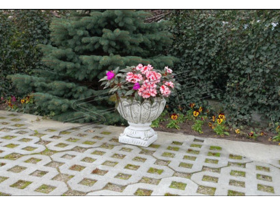 Figura Vaso per fiori Pianta Bianco Contenitore Decorazione Figura Vasi da fiore Giardino