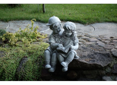 40cm Scultura decorativa Statua di design Statua da giardino Grigia Statua di natura